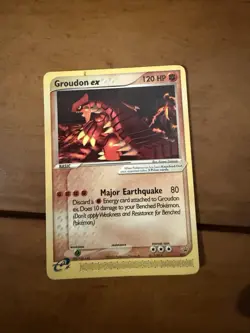 Nintendo Pokemon TCG Groudon ex Promo 002 Nintendo 120 HP Major Earthquake - Image 1