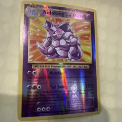 2016 Pokemon #45/108 Nidoking Reverse Holo Mint - Image 1