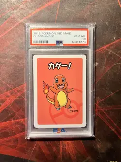 2019 Pokemon Japanese Old Maid Charmander | PSA 10 - Image 1