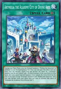 Yugioh DUAD-EN054 - Artmage Academic Arcane Arts Acropolis - Secret Rare - Image 1