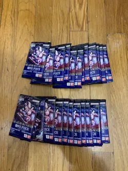 24x One Piece TCG OP14 The Azure Sea's Seven - Likely Dead Booster Packs - Image 1