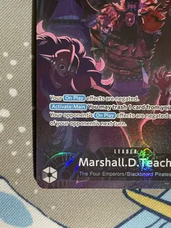 One Piece Marshall.D.Teach OP09-081 Leader English 2nd Anniversary Promo - Image 4