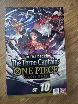 One Piece Card Game Ultra Deck ST-10 - The Three Captains, English - SEALED - Image 1