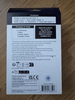 One Piece Card Game Ultra Deck ST-10 - The Three Captains, English - SEALED - Image 3