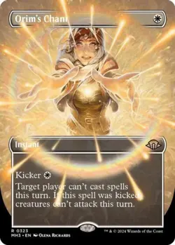 Orim's Chant (Borderless) -Foil Near Mint MTG Modern Horizons 3 - Image 1
