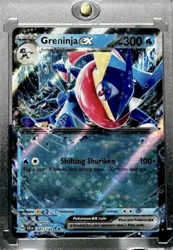 Greninja EX RARE HOLO REFRACTOR FOIL POKEMON CARD POKEMON TCG TRADING CARD MINT - Image 4