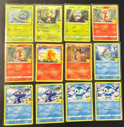 12 2021 Pokemon Mc Donald's 25th Anniversary Cards Pokemon TCG One Holo Tepig - Image 1