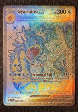 Gyarados ex 225/198 Scarlet & Violet (SV1) NM Full Art Ultra Rare Pokemon Card - Image 1