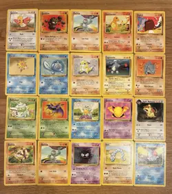 Lot Of 20 Pokemon Cards - 1st Gen - Lot#05 - Image 1