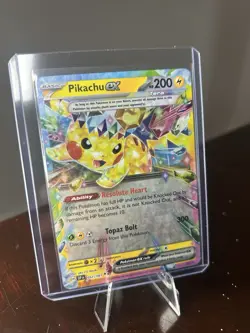 Pokemon TCG Pikachu EX Surging Sparks Ultra Rare Card 057/191 Scarlet & Violet - Image 2