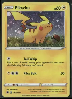 Pikachu Promo SWSH: Sword & Shield Promo Cards SWSH039 LP - Image 1