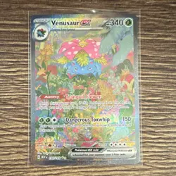 Pokemon Venusaur ex Special Illustration Rare Full Art Holo SV151 198/165 Card - Image 1