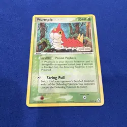 Wurmple 70/92 Reverse Holo Stamped - EX Legend Maker Pokemon Card LP - Image 1