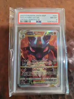 PSA Graded Pokemon Cards Bid Lot (8 Graded Cards) - Image 4