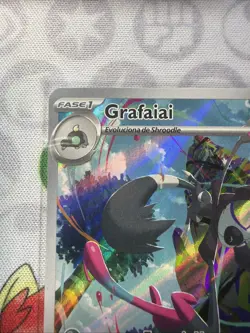 Spanish Pokemon Card Grafaiai 223/193 -Paldea Evolved - Illustration Rare - Holo - Image 2