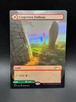 MTG Cragcrown Pathway R Secret Lair: Ultimate Edition #16 FOIL - Image 1