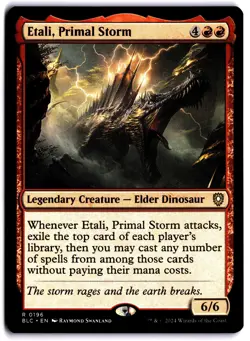 Etali, Primal Storm NM BLC Commander: Bloomburrow MTG - Image 1