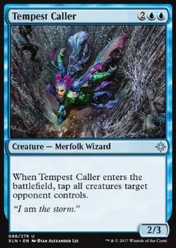 MTG TEMPEST CALLER FOIL EXC - CONVOCATORE DI TEMPESTE - XLN - MAGIC - Image 1
