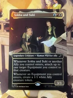 MTG | Sokka and Suki (Borderless) ✨FOIL✨ (TLE) - Image 1