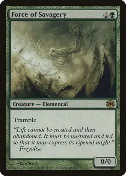 Magic The Gathering MTG FORCE OF SAVAGERY Future Sight NM Near Mint - Image 1