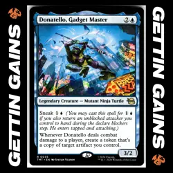 Donatello, Gadget Master - 0035 - R - Non-Foil - TMNT - MTG - NM/M - Image 1