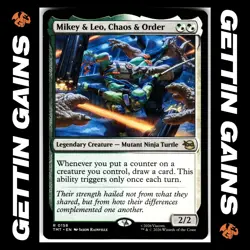 Mikey & Leo, Chaos & Order - 0158 - R - Non-Foil - TMNT - MTG - NM/M - Image 1