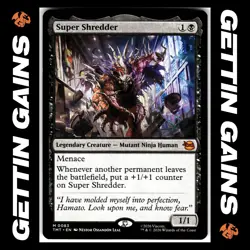Super Shredder - 0083 - M - Non-Foil - TMNT - MTG - NM/M - Image 1