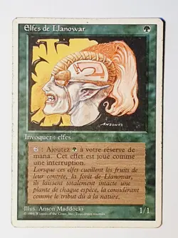 Llanowar Elves (Elfes de Llanowar) fwb MTG Magic VF - Image 1