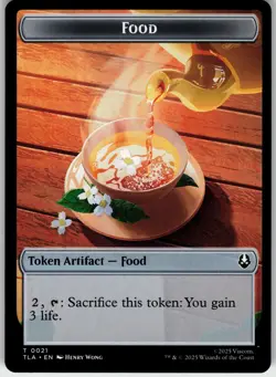 FOOD (0012) TOKEN 12 WILDS OF ELDRAINE TOKEN 2023 LP - Image 2