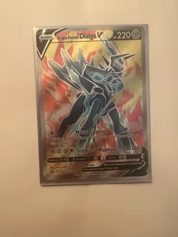 Origin Forme Dialga VSTAR & V (SWSH256 and SWSH255) Black Star Promos Pokemon NM - Image 1