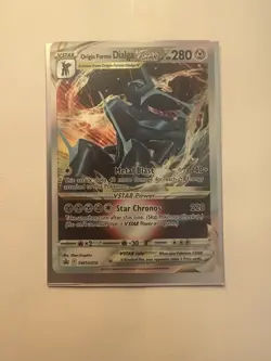 Origin Forme Dialga VSTAR & V (SWSH256 and SWSH255) Black Star Promos Pokemon NM - Image 4