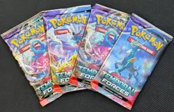 Pokemon Temporal Forces SV05: 4x Booster Packs - New & Sealed 22.53g to 22.68g - Image 1
