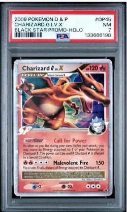 Pokemon TCG Charizard Lv. X Promo Holo Pokemon Promos Holo Promo Promo PSA 7 - Image 1