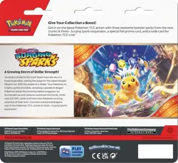 Pokemon Scarlet & Violet Surging Sparks 3 Pack Blister Zapdos Quagsire Lot of 20 820650859380 - Image 2