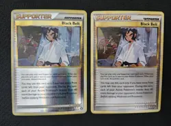 Pokemon Black Belt 85/102 Reverse & Non Holo HeartGold Soulsilver Triumphant - Image 1
