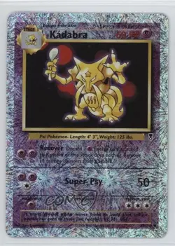 Kadabra Reverse Foil Pokemon Legendary Collection #49 2002 - Image 1