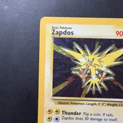 Pokemon Vintage Holo Zapdos Base Set 16/102 WotC 1999 - Image 2