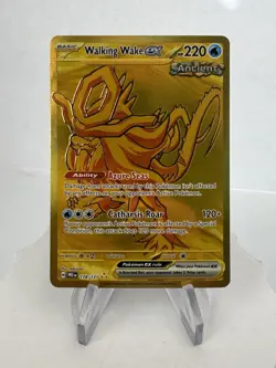 Pokemon TCG Prizmatic Evolutions Walking Wake EX Gold 178/131 M/NM - Image 1