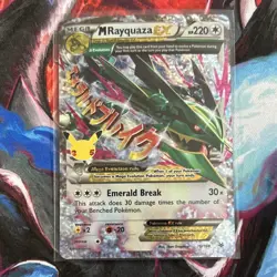 Pokemon M Rayquaza EX 76/108 Celebrations Classic Collection Full Art Holo - Image 1