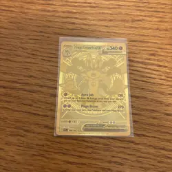 Pokemon M Mega Lucario EX Gold Ultra Secret Rare 188/132 Holo Pack Fresh gem - Image 1
