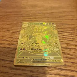 Pokemon M Mega Lucario EX Gold Ultra Secret Rare 188/132 Holo Pack Fresh gem - Image 4