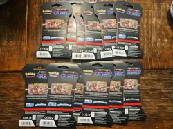 Pokemon TCG PHANTASMAL FLAMES Sleeved Booster Packs New Sealed Lot of 12 Packs - Image 3