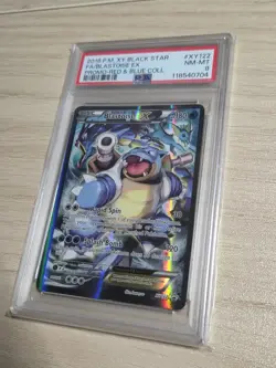 2016 POKEMON XY BLACK STAR PROMO BLASTOISE EX #XY122 HOLO PSA 8 NM #118540704 - Image 2