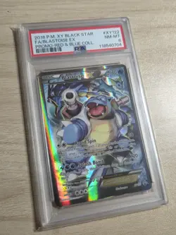 2016 POKEMON XY BLACK STAR PROMO BLASTOISE EX #XY122 HOLO PSA 8 NM #118540704 - Image 3