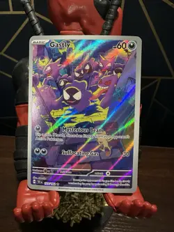 Pokemon TCG Gastly Scarlet & Violet Temporal Forces 177/162 IR NM/MT - Image 1