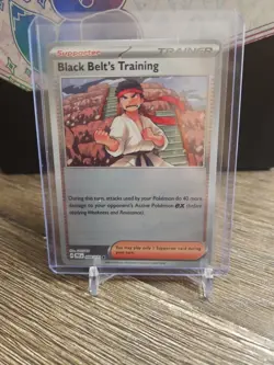 Black Belt's Training Pokeball Holo 098/131 - NM Prismatic Evolutions Pokemon - Image 1