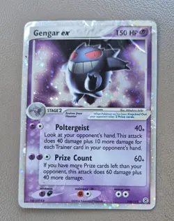 2004 POKEMON EX FIRE RED & LEAF GREEN #108 GENGAR EX-HOLO HP - Image 2
