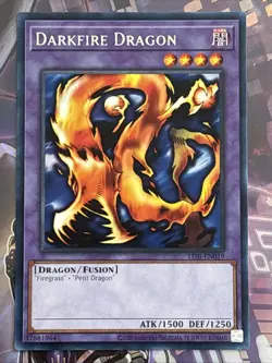 Darkfire Dragon LOB-EN019 Legend of Blue Eyes White Dragon Unlimited Rare LP - Image 1