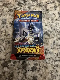Pokemon Scarlet & Violet Surging Sparks Booster Pack 10 Cards English - Image 1