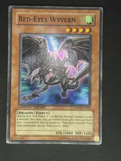 RED-EYES WYVERN ANPR-ENSE2 YUGIOH YU GI OH CARD - Image 1